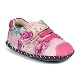 pediped Originals Jake Sneaker (Infant/Toddler), Pink/Floral, Small (6-12 Months E US Infant)