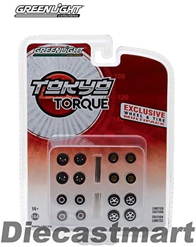 MWDx102 1:64 Tokyo Torque 16 Wheels & Tires Pack Accessories 13163
