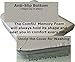 ComfiU Extra Large Very Firm Seat Cushion for Comfort, Support in Wheelchair, Office Chair, Car & Truck for 200lbs+ Users; Cool Hi-Density Memory Foam Ideal for Overweight & Orthopedic Pain Relief