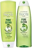Garnier Fructis Pure Clean Fortifying, DUO Set Shampoo + Conditioner, 13 Ounce, 1 Each