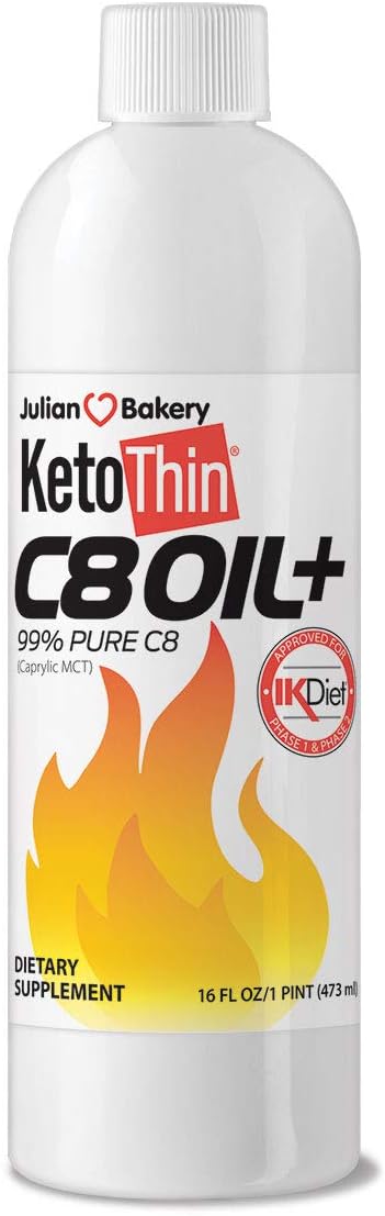 KetoThin® C8Fuel (Capryic Triglycerides) 99% C8 Oil (16oz) (Ultra Pure)