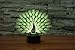 3D Illusion Lamp Novelty Optical Led Light 7 Colors Change Peacock Light Touch Switch Table Desk Lamps for Kids Bedroom Birthday Christmas Gifts