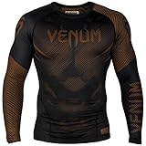 Venum Nogi 2.0 Rashguard - Long Sleeves - Black-S, Black, Small