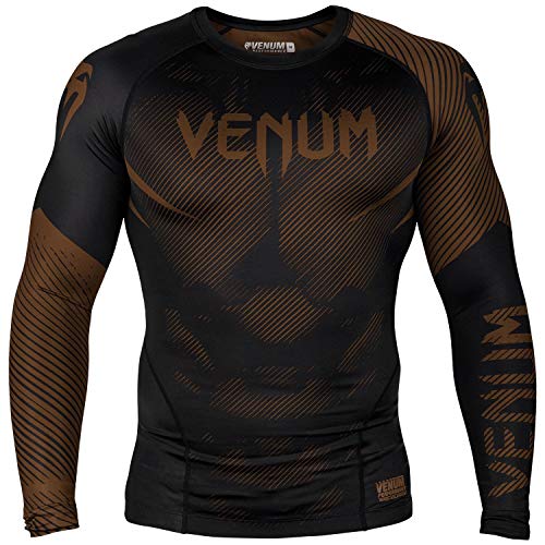 Venum Nogi 2.0 Rashguard - Long Sleeves - Black-S, Black, Small