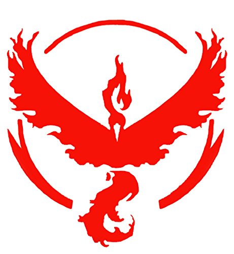 Team Valor Pokemon Go Red Decal