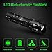 LED Tactical Flashlight, 900 Lumens, Waterproof & Rechargeable Flashlight with Adjustable Focus and Five Light Modes for Outdoor, EDC & More by SHSHINE