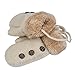 DZT1968® 1 Pair Winter Baby Cute Thick Gloves Mittens With String (0-12 Months) (Beige)