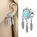 TIANCI FBYJS 3 Pair Stainless Steel Dangle Gauges Ear Tunnels and Plugs for Women Double Flare Stretcher Kit Piercings 2G-0G Eyelet 1/2 (12mm=1/2'')…