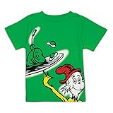Bumkins Dr. Seuss Short Sleeve Toddler Tee, Green Eggs, 3T