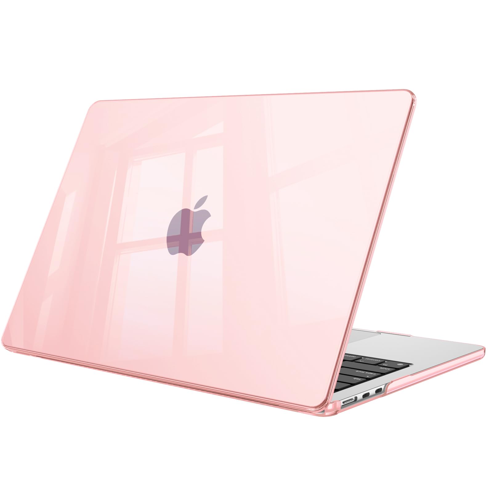 Fintie Case Compatible with MacBook Air 13.6 Inch (2022 Release) Model A2681 - Snap On Hard Shell Cover for MacBook Air 13.6" M2 Chip with Liquid Retina Display and Touch ID, Pink