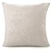 Foozoup Throw Pillow Case The Office Dwight, You Ignorant S. Decorative Farmhouse Style Cotton Linen Cushion Cover with Bears, Beets, Battlestar Galactica Words for Sofa Couch 18 x 18 Inch