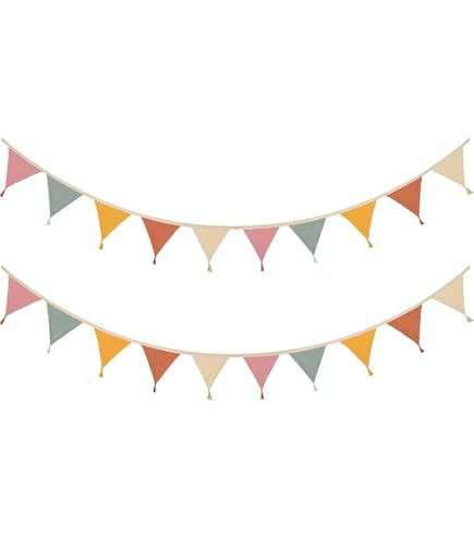 Lot de 4 guirlandes à pompons multicolores de style bohème - Décoration murale pour la maison, la salle de classe, un mariage, un anniversaire, une fête prénatale, une fête prénatale, des fournitures Lot de 4 guirlandes à pompons multicolores de style bohème - Décoration murale pour la maison, la salle de classe, un mariage, un anniversaire, une fête prénatale, une fête prénatale, des fournitures