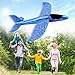 BeebeeRun EPP Foam Airplane 2 Pcs,Outdoor Game Flying Toys for 3 4 5 6 7+ Year Old Boys Girls, Christmas Toys Gifts Present for Kids Children