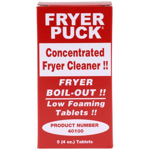 Fryer Puck 401304001 4oz Deep Fryer Cleaner Tablets (5 Tabs/Box)