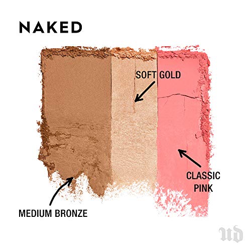 Urban Decay Stay Naked Threesome Palette, Naked Bronzer, Highlighter