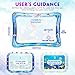 QPAU Tummy Time Water Playmat, Larger 28'' Tummy Time Inflatable Water Mat, Indoor Climbers and Play Activity Center for Baby Toys 3-6 Months