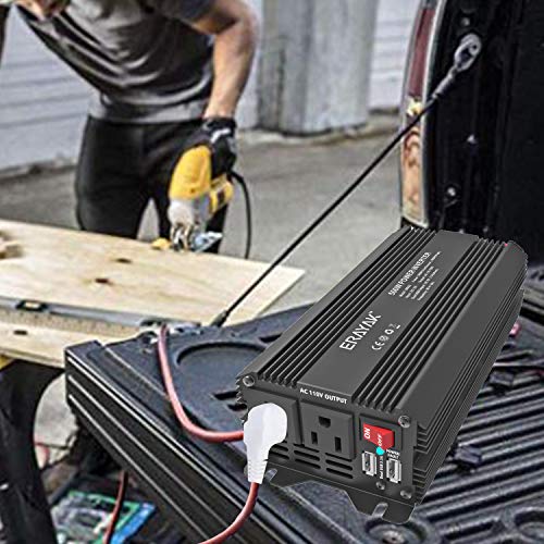 ERAYAK 500W Car Power Inverter TUV Certified, 12V Converter DC to AC