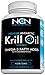 100% Cold Pressed Antarctic Krill Oil Omega 3 by New Cell Nutrition–Easily Absorbed EPA, DHA & Astaxanthin –Powerful Antioxidant –1000 mg/2 capsules –Promotes Cardiovascular & Brain Health