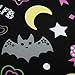 Littleforbig Adult Baby Diaper Lover (ABDL) Snap Crotch Adult Baby Onesie Bodysuit - Trick Treat Night-Glow Halloween Onesie