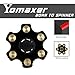 Yomaxer Fidget Spinner the Revolver Hand Spinner Stress Relief Toy With Premium Hybrid Ceramic Bearing Rivets Punk Style EDC Fidget Toy Stress Reducer for ADHD ADD