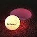 GoBright Red LED Light Up Golf Balls - Ultra Bright Glow in The Dark Night Golf Balls (Pack of 4)