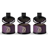 Style Edit Root Touch Up Powder | Temporary Hair Color for Gray Roots and Thinning Hair | Salon-Quality, Transfer-Resistant Hair Concealer | Black, 0.13 oz (Pack of 3)