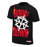 WWE Seth Rollins Burn It Down T-Shirt Black XL