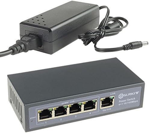 DSLRKIT 24V 72W 5 Ports Passive PoE Switch Injector for UniFi AP UAP AC LITE LR