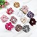 Howan Velvet Scrunchies 24 Assorted Scrunchies for Hair Accessories for Girls and Women-