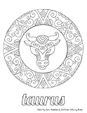 Color My Cover Notebook (Taurus): Therapeutic notebook for writing, journaling, and note-taking with by 