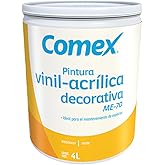 Pintura Vinílica Blanca para Interior Comex PRO 1000 Plus, 1L – Alto ...