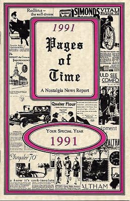 1991 Pages of Time CELEBRATION KARDLET: Birthdays, Anniversaries, Reunions, Homecomings, Client & Corporate Gifts (PT1991)