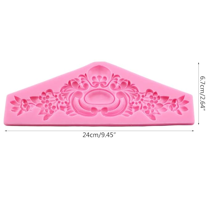 Vivianu Molde de silicona para galletas, diseño de corona europea ...