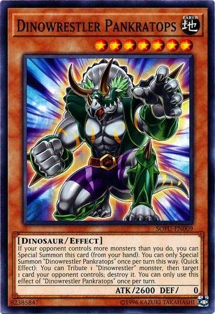 Yu-Gi-Oh! - Dinowrestler Pankratops - SOFU-EN009 - Soul Fusion - Unlimited Edition - Common