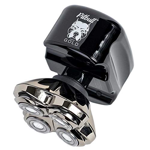 Skull Shaver Pitbull Gold Pro Electric Head and Face Shaver for Men with Bonus CR-3 Blade - //coolthings.us