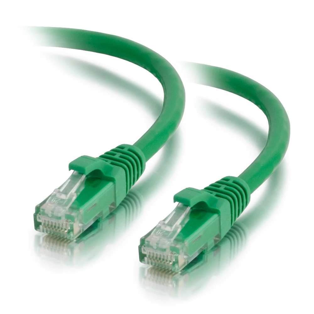 C2G 83201 1M GREEN Cat5e Ethernet RJ45 High Speed Network Cable, LAN Lead Cat5e Unshielded PVC UTP Patch Cable