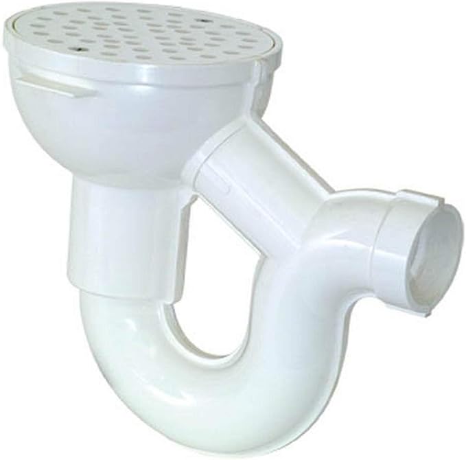 Ez Flo 15338 Pvc Solvent Weld Floor Drain Trap Outlet 2 Inch