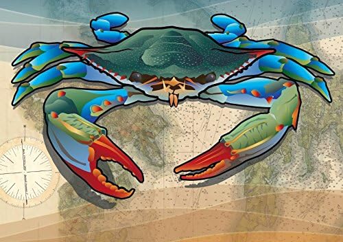 Blue Crab Card by Joe Barsin, 7x5