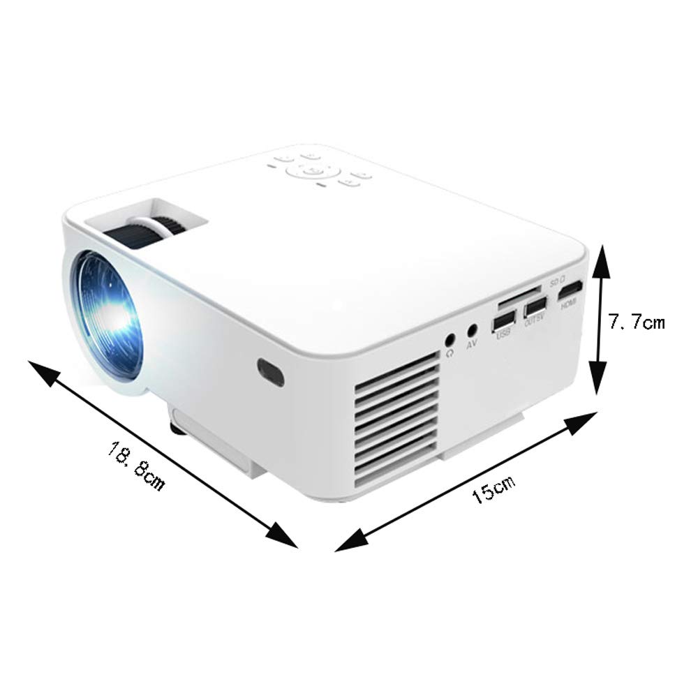 C-K-P Proyector, proyector portátil HD Smart Home Theater 1080P3D ...