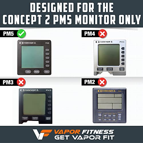 Phone Holder Made for PM5 Monitors of Concept 2 Rower, SkiErg and