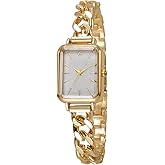 GOODLIYA Gold Watches for Women Luxury Square Womens Casual Watches Fashion Simple Quartz Watch Stainless Steel Female Bracelet Watch ﻿ ﻿