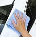 VibraWipe Microfiber Cleaning Cloth, Thick and Large Size 14.2 x 14.2 inches, 8-Pack, Blue, Microfiber Cloth, Cars, Glass, Window, Dish Cloths, Machine Washable, Reusable, Lint-Free