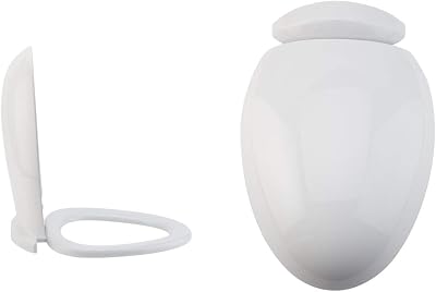 Milano Mellor White Toilet Seat WC Quick Release Soft Close Duroplast 335x450mm
