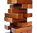 Yard Games 30 Inch Giant Wood Stacking Indoor Outdoor Party Game with Carrying Case, Stained