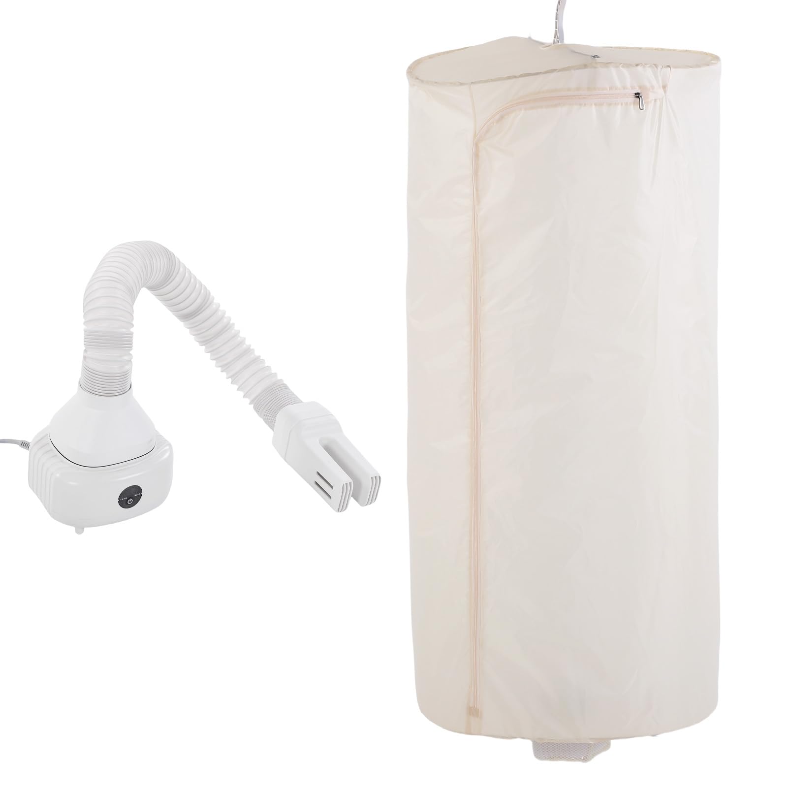 Stylebest Portable Clothes Dryer, Compact Foldable Electric Drying Machine with 360 Degree Hot Air Circulation for Travel Apartment RV Laundry Room (US Plug 110V)