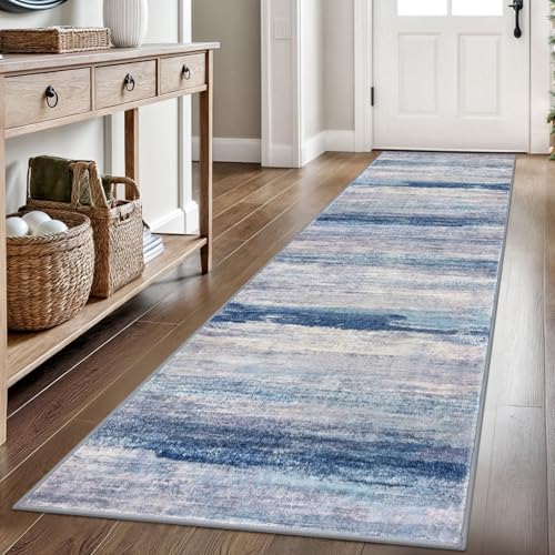 Modern Abstract Hallway Runner Rug