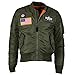 Alpha Industries Men's MA-1 Slim Fit Flex Flight Bomber Jacket