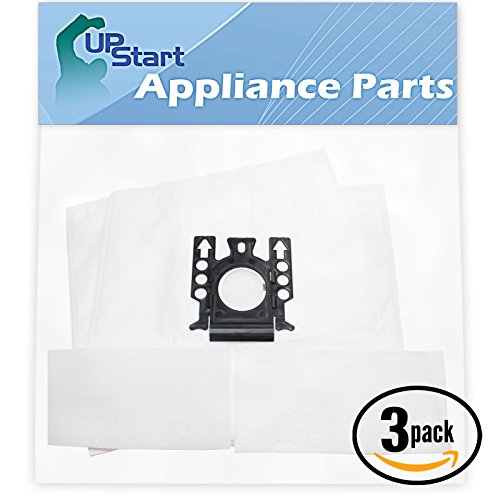 UpStart Battery 6 Replacement Miele Solaris Electro Plus S514 Vacuum Bags with 6 Micro Filters - Compatible Miele Type FJM Vacuum Bags (3-Pack, 2 Bags Per Pack)