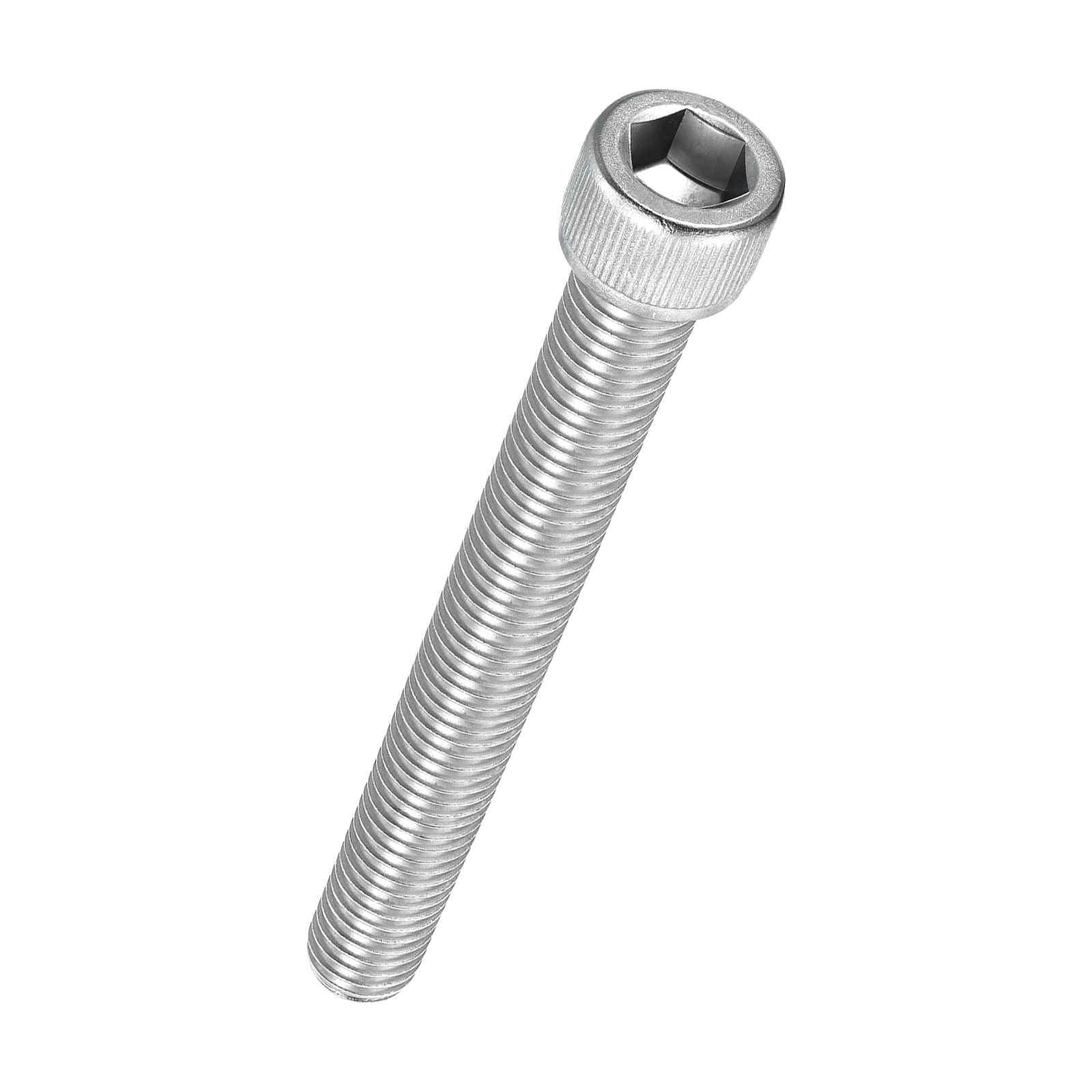 Kozelo 2pcs Socket Head Cap Screws - [M12-1.75 x 110mm] 304 Stainless Steel Allen Socket Drive for Electrical Motor 3D Printing Fan Engine Replacement Use, Silver — image 1