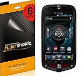 (6 Pack) Supershieldz for Casio G'zOne Commando 4G LTE (Verizon) Screen Protector, High Definition Clear Shield (PET)